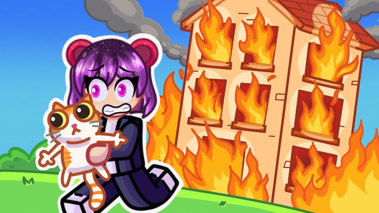 SALVANDO A LOS ANIMALES DEL INCENDIO EN ROBLOX