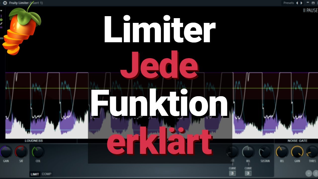 Fruity Limiter - Komplettes Tutorial - Kompressor, Limiter, Noise Gate, Sidechain | FL Studio 20