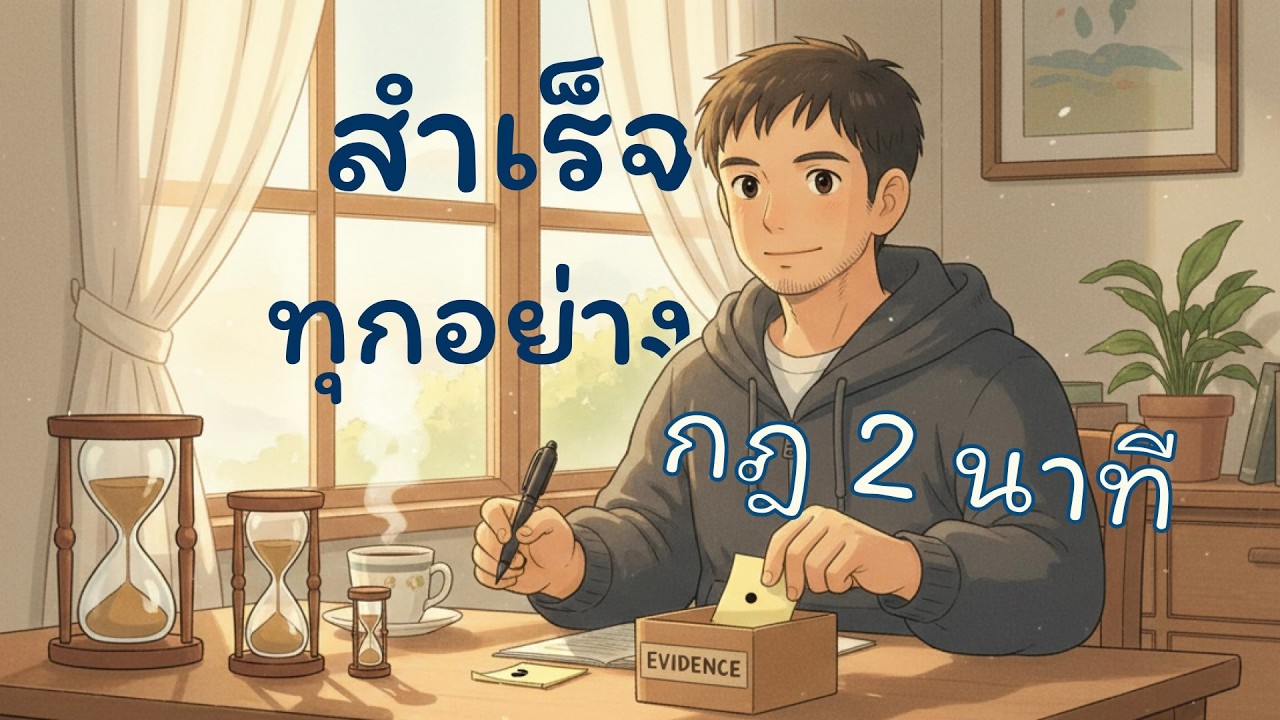 อย่ารอให้มั่นใจ ค่อยเริ่ม: สมองจะเชื่อเมื่อคุณทำ “เล็กพอ”