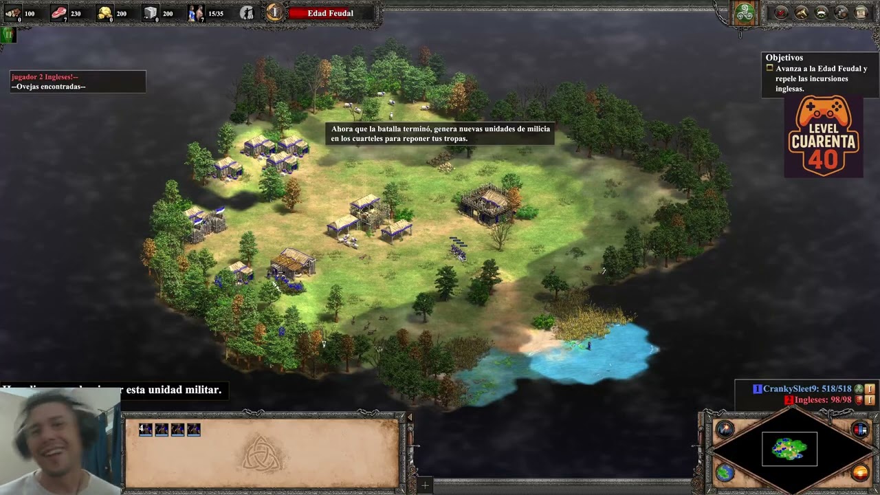 AGE OF EMPIRES II DE – Campaña William Wallace #3 | Entrenando tropas 🛡️ Preparando el ejército