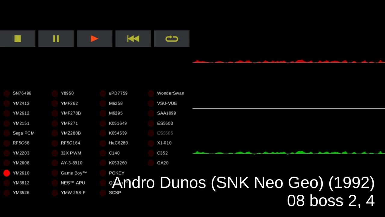 Andro Dunos (SNK Neo Geo) - track 08 boss 2, 4