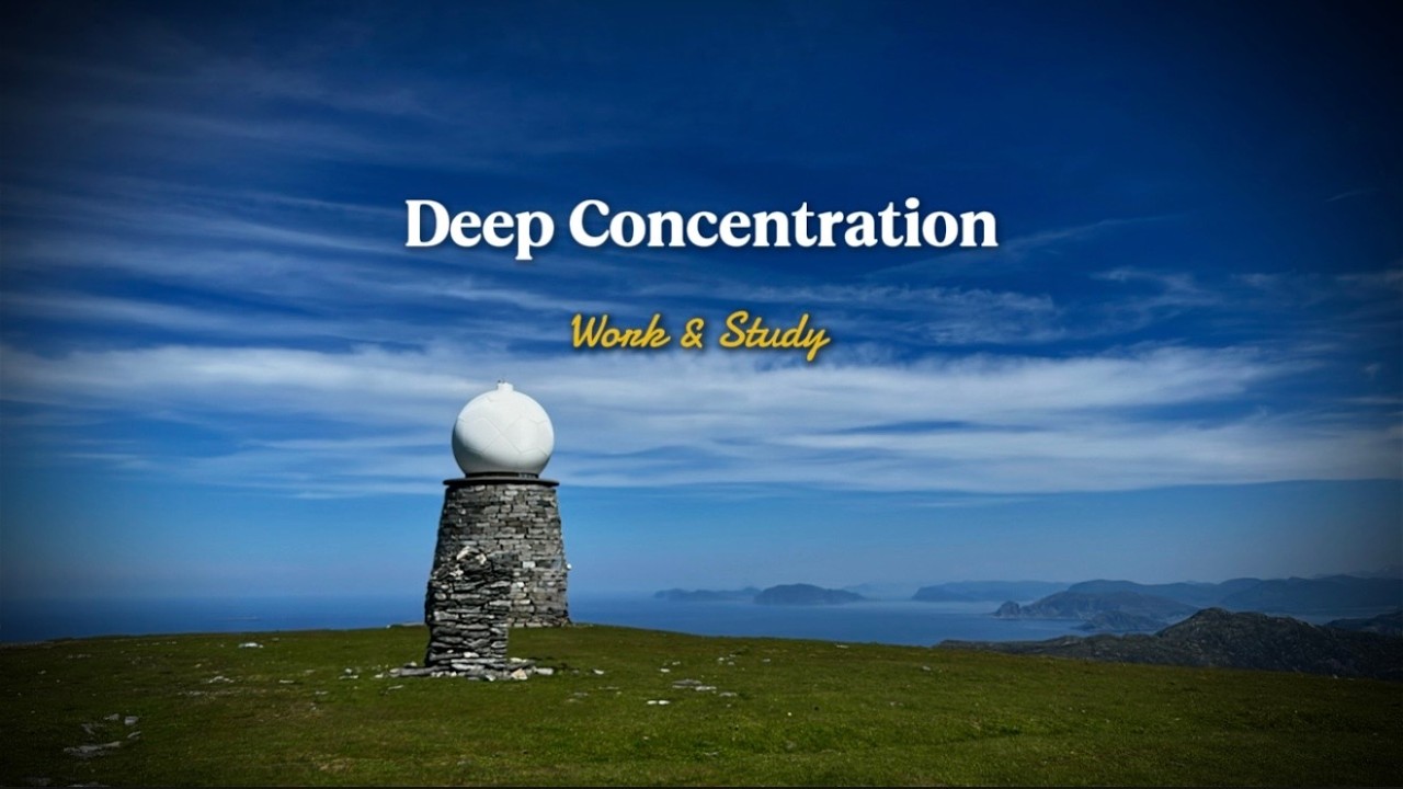 Deep Concentration — Calm Nordic Landscape for Work & Study | 5 Hours