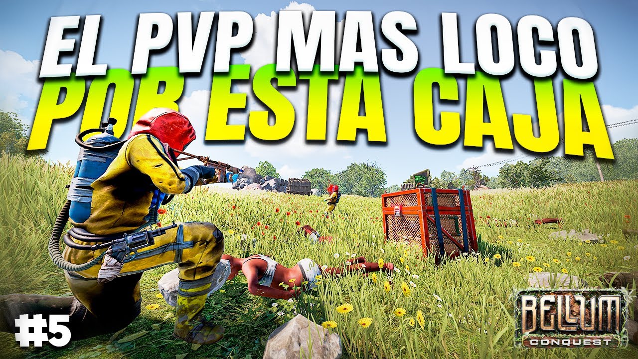 El PVP más LOCO por una CAJA - RUST - Gameplay español