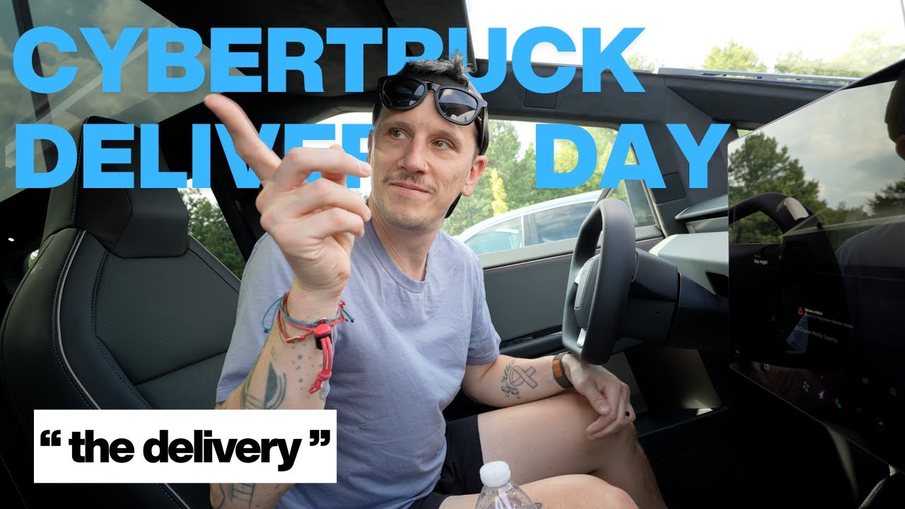 TESLA CYBERTRUCK DELIVERY DAY! - DAY 1 of Customize a CYBERTRUCK!