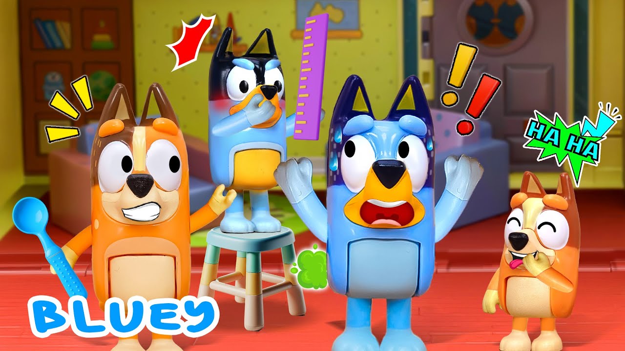 BLUEY Family Meeting: The Funny Fart & Learning to Tell the Truth | Pretend Play with Bluey Toys