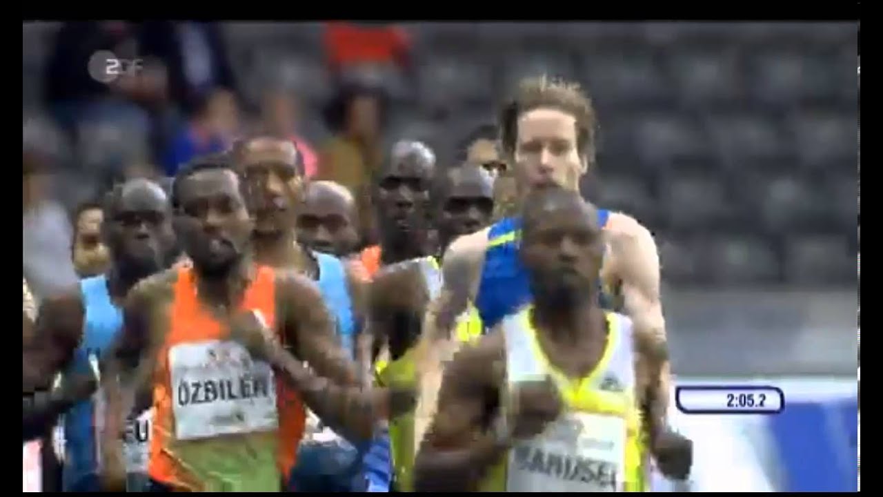 2013 IAAF World Challenge Berlin - men's 1500m - Ilham Tanui &Ouml;zbilen 3:35.57