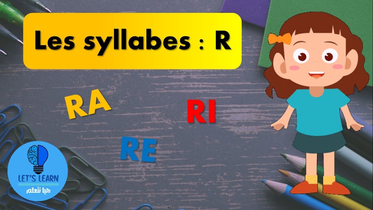 Apprendre les syllabes : R | Let's Learn