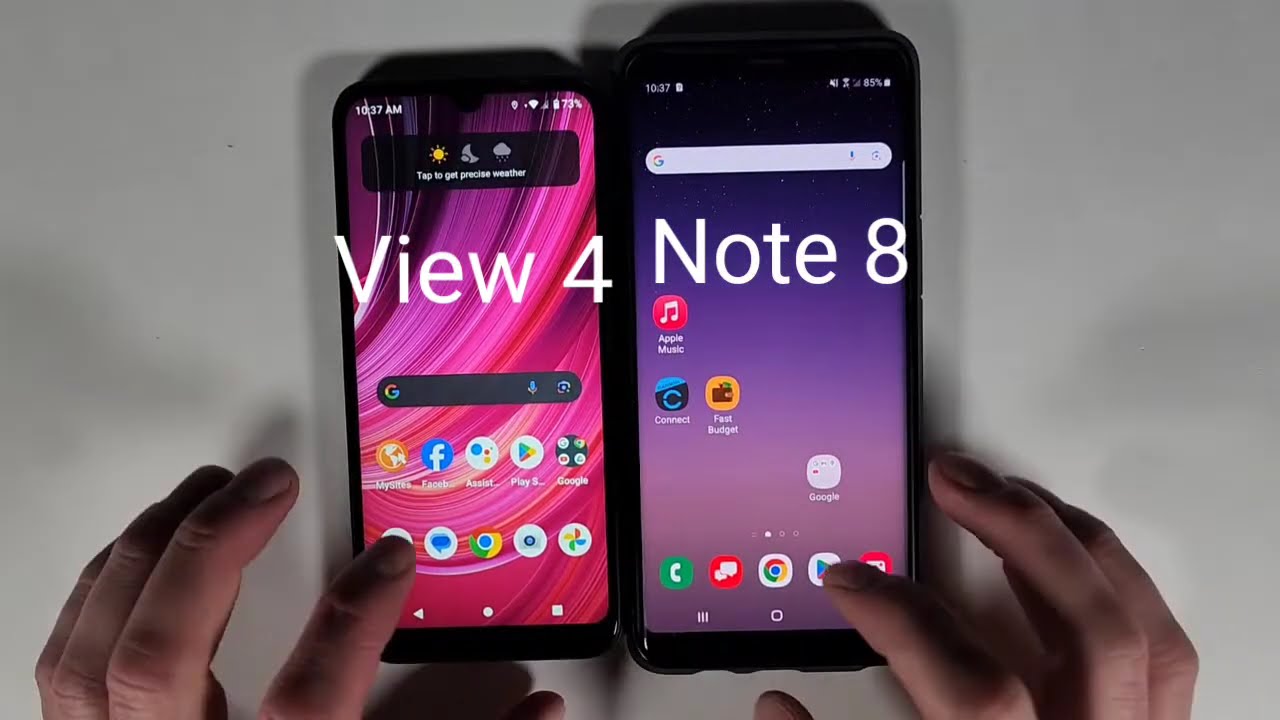 Blu View 4 VS Samsung Note 8 Speed Test Comparison