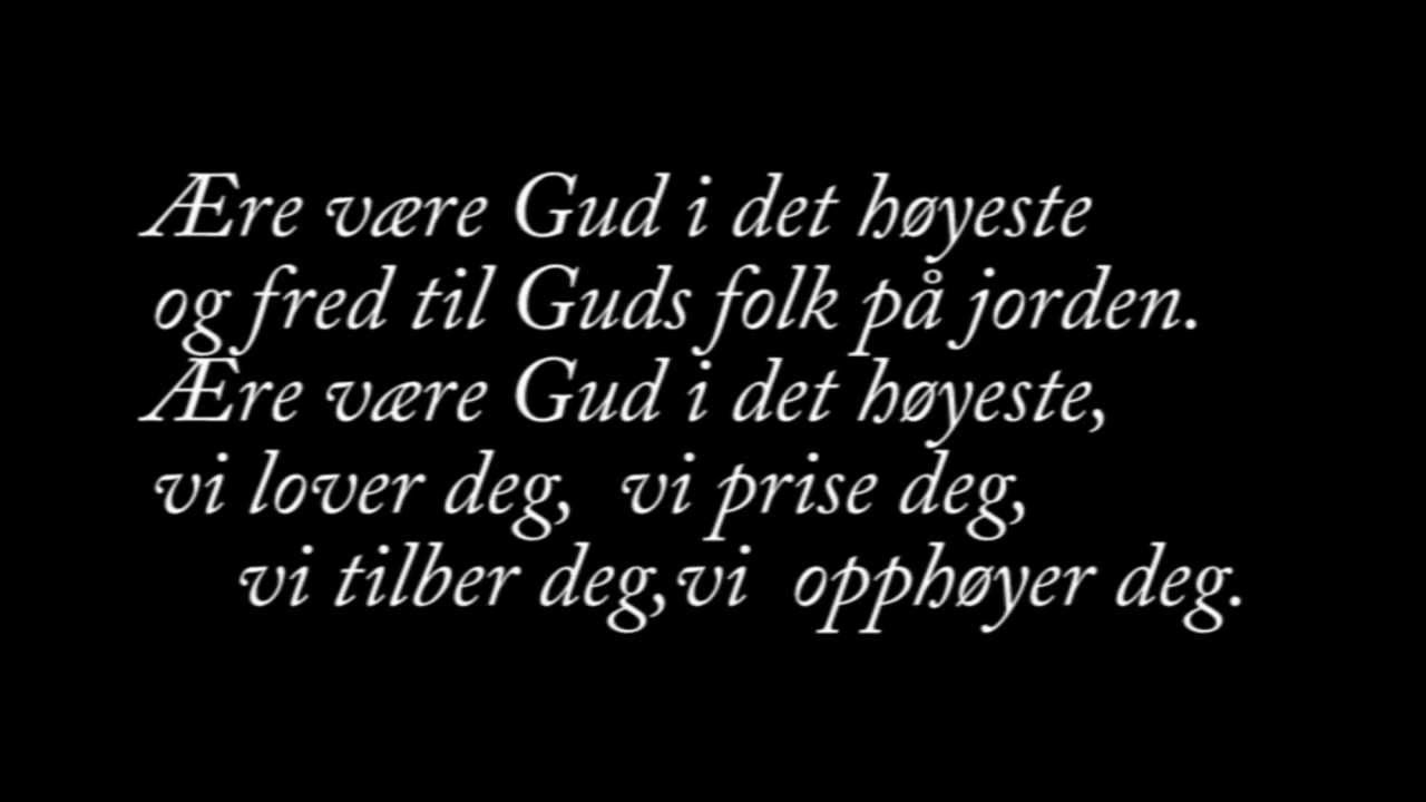 Ære være Gud i det høyeste. Finnsnes Kirke Barnekor