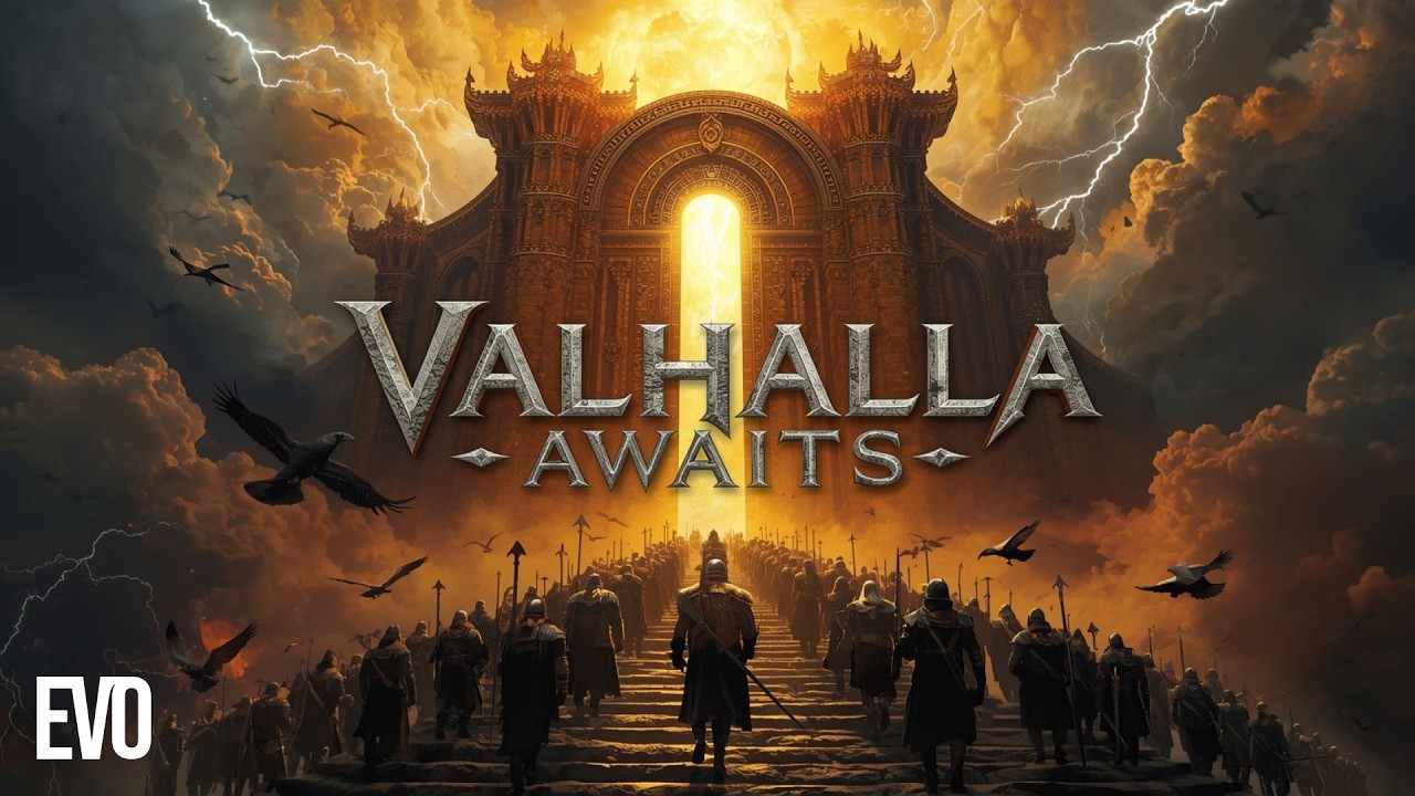 ⚔️ VALHALLA AWAITS ⚔️ Nordic Heavy Metal Anthem #heavymetalsongs #valhalla #music
