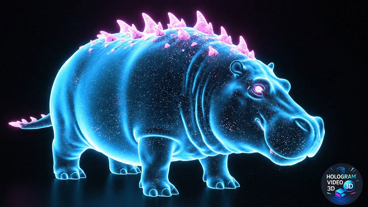 180° T6 Hologram ✨ Ultra-Realistic 3D Visual Experience