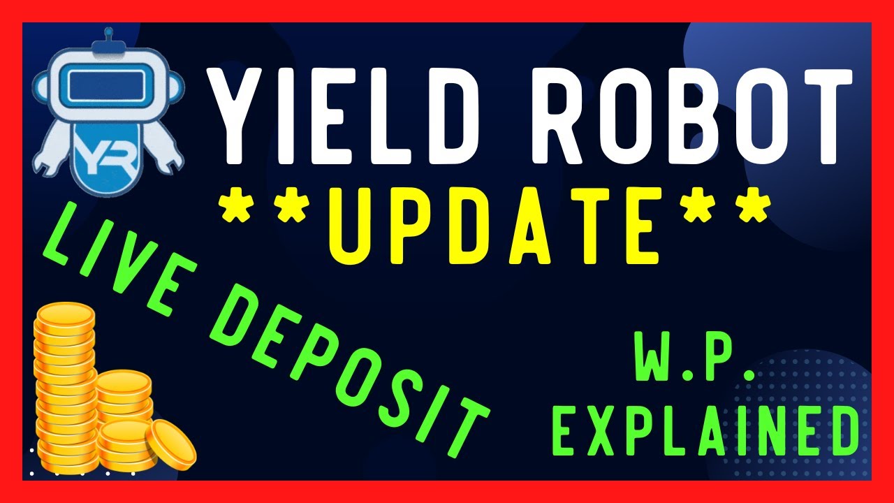 Yield Robot - Crypto Passive Income Strategy - AI Trading Bot Crypto - Live Deposit