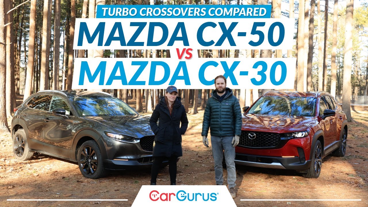 Mazda CX-50 против CX-30 | Сравнение турбин