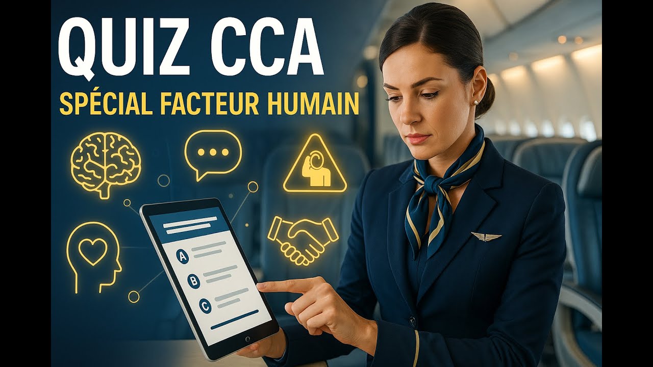 Quiz CCA : testez vos connaissances sur le Facteur Humain ✈️