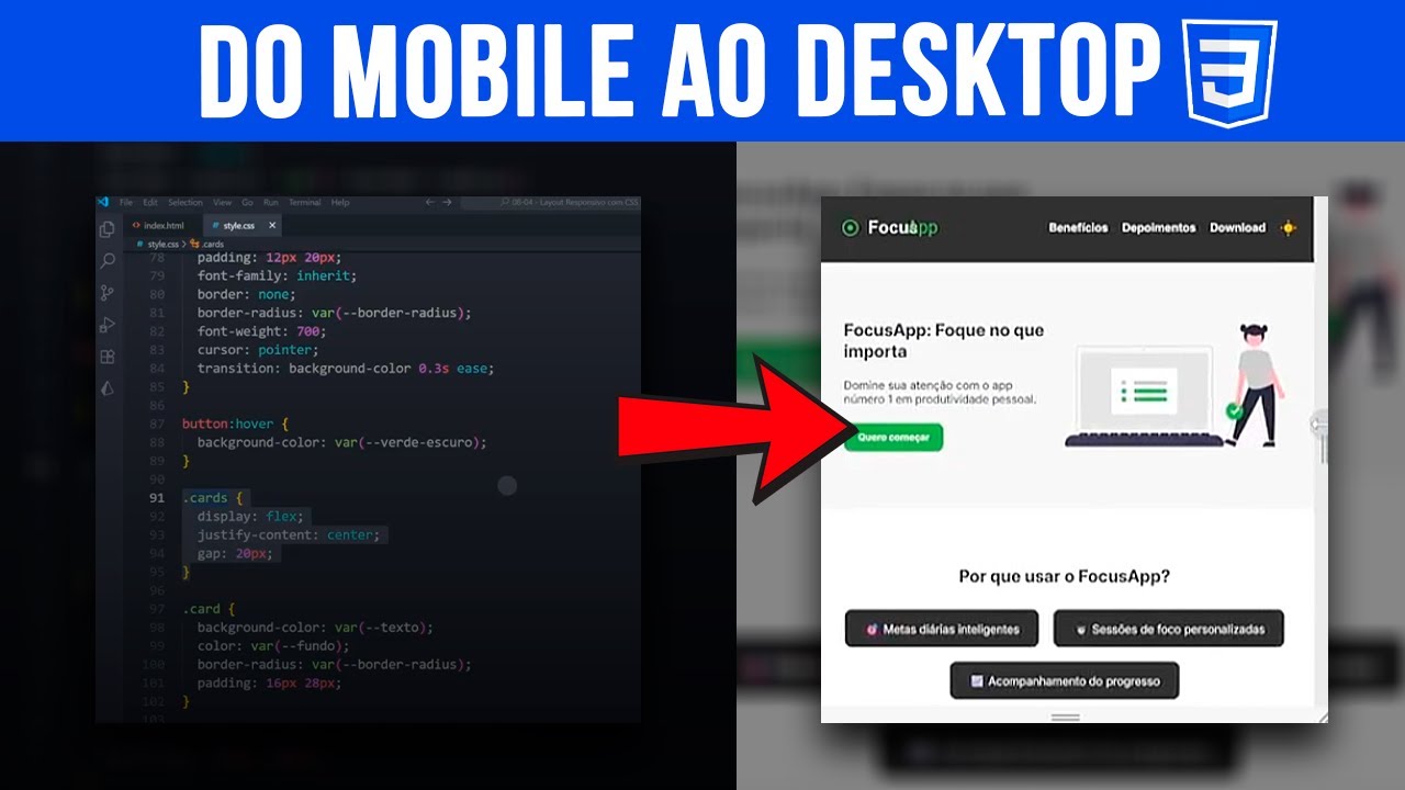 Layout Responsivo com CSS: Do Mobile ao Desktop com Boas Práticas Modernas