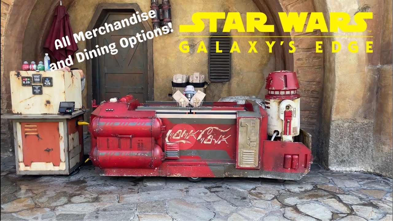 Black Spire Outpost Merchandise and Dining Locations [Disneyland - Star Wars Galaxy's Edge]