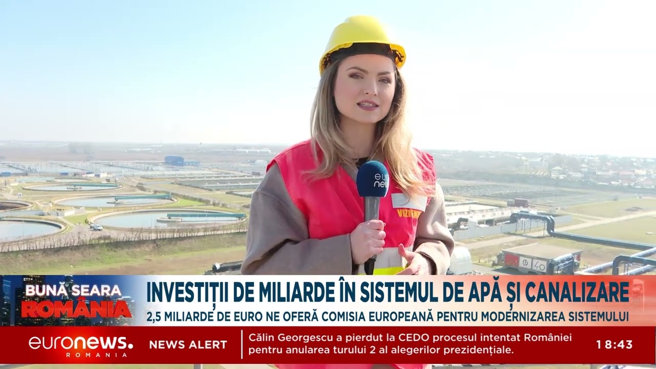 Stația de epurare a apei de la Glina îndeplinește în totalitate standardele europene