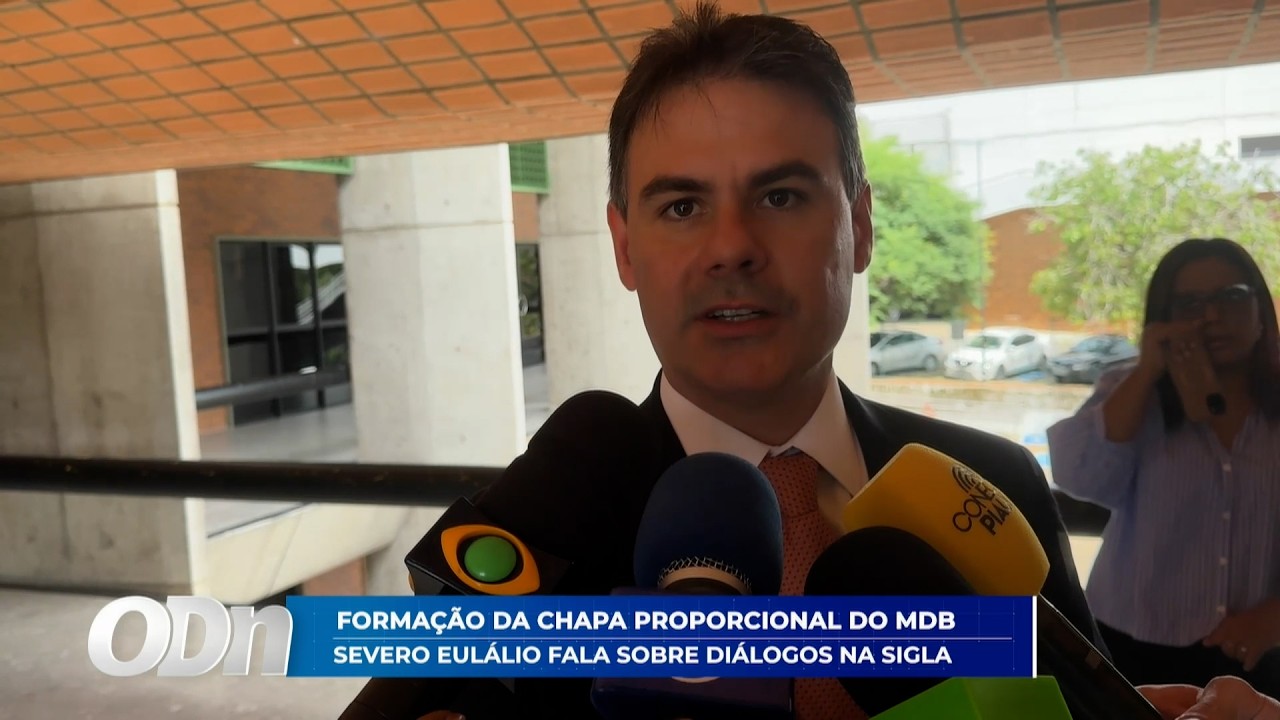 Formação de chapa proporcional no MDB: Severo Eulálio fala sobre diálogos na sigla 23 02 2026