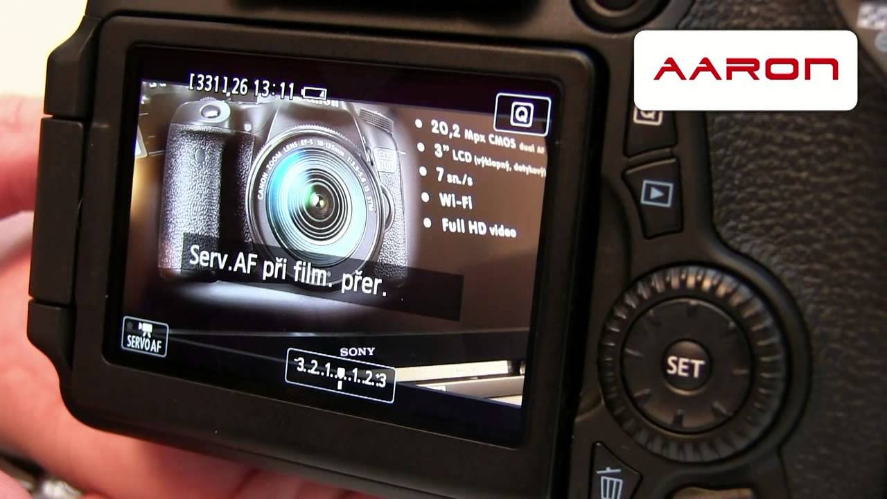 Fotoaparát Canon EOS 70D - video představení