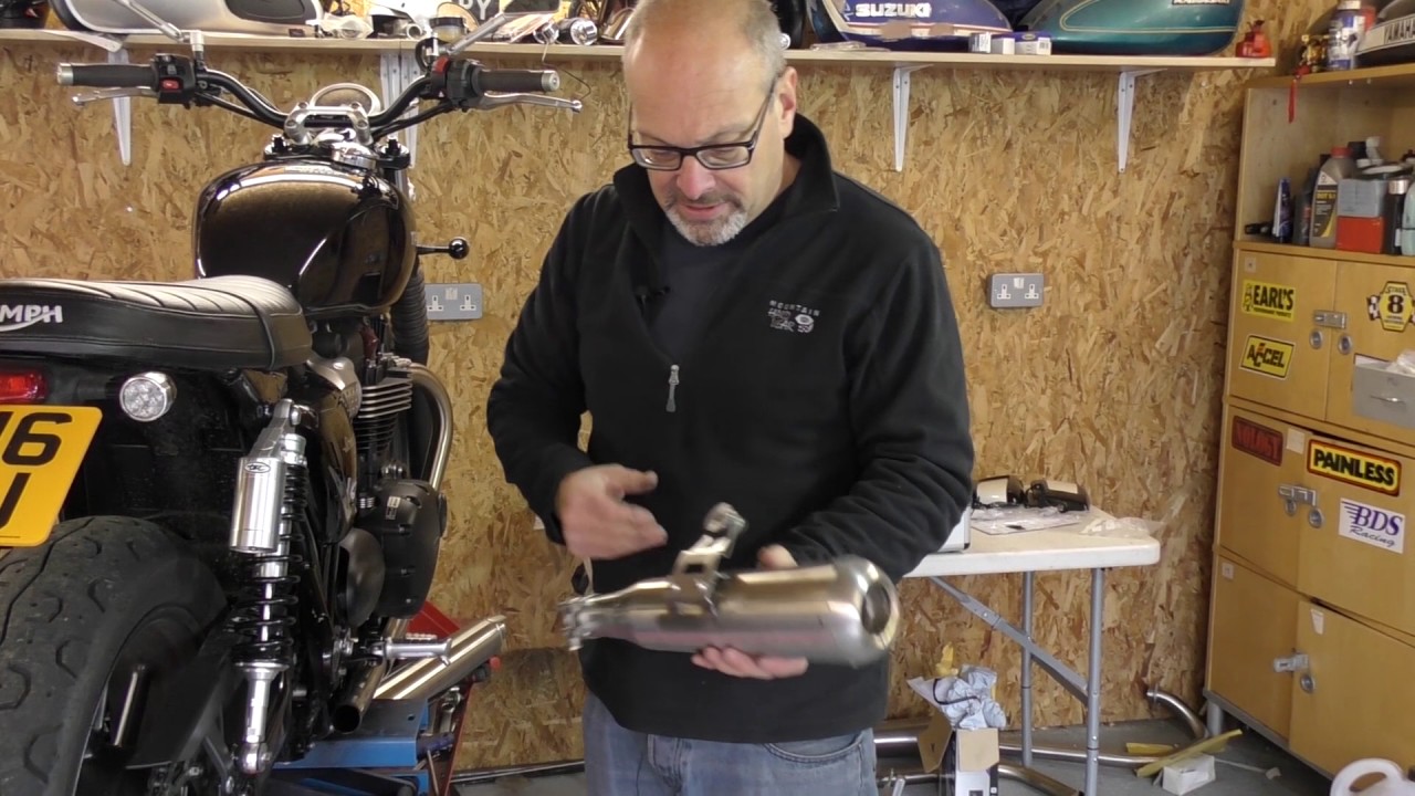 Triumph Street Twin/Street Cup TEC slip on stainless silencers
