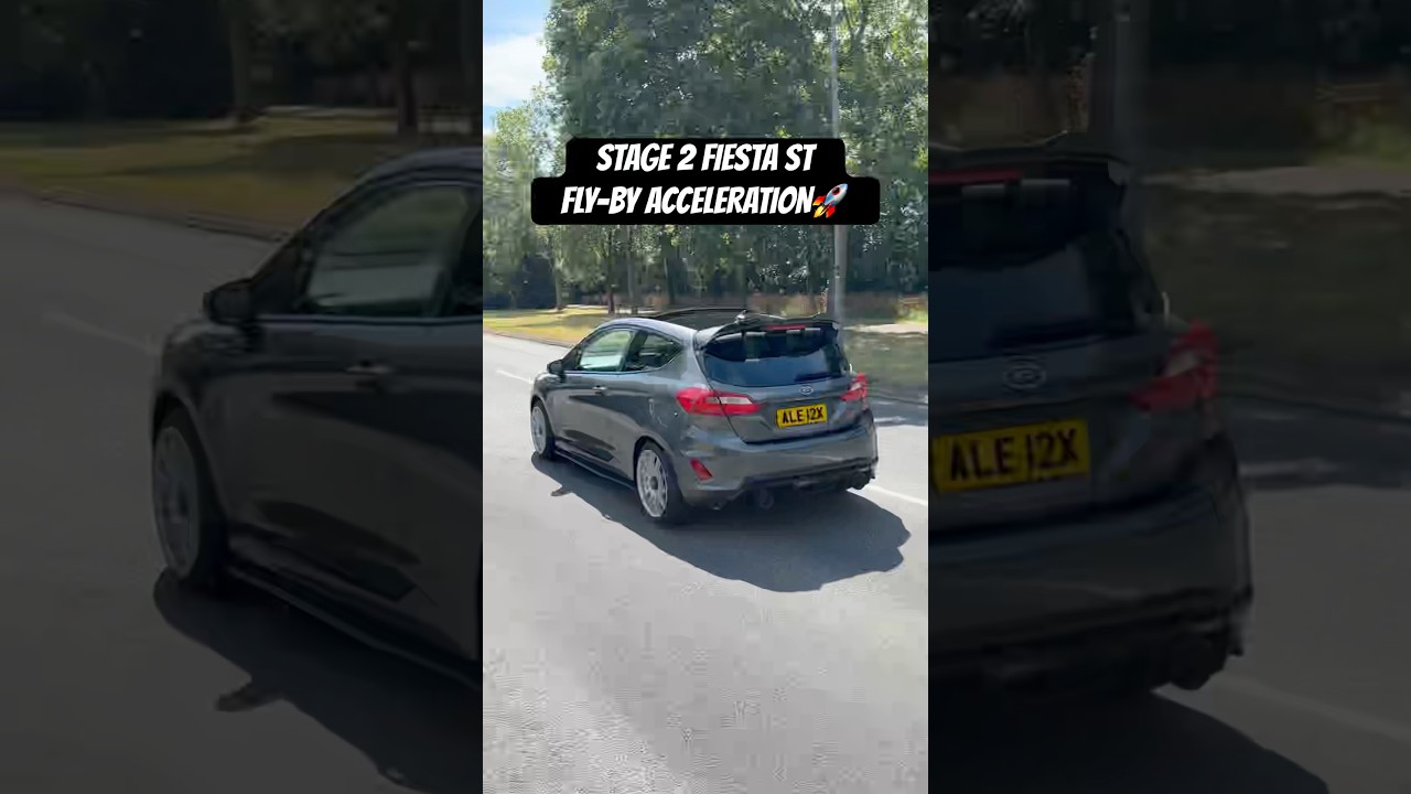 Stage 2 Ford Fiesta ST - Flyby Acceleration🔊🚀 #shorts