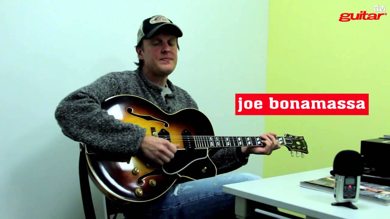 Joe Bonamassa acoustic lesson part 1