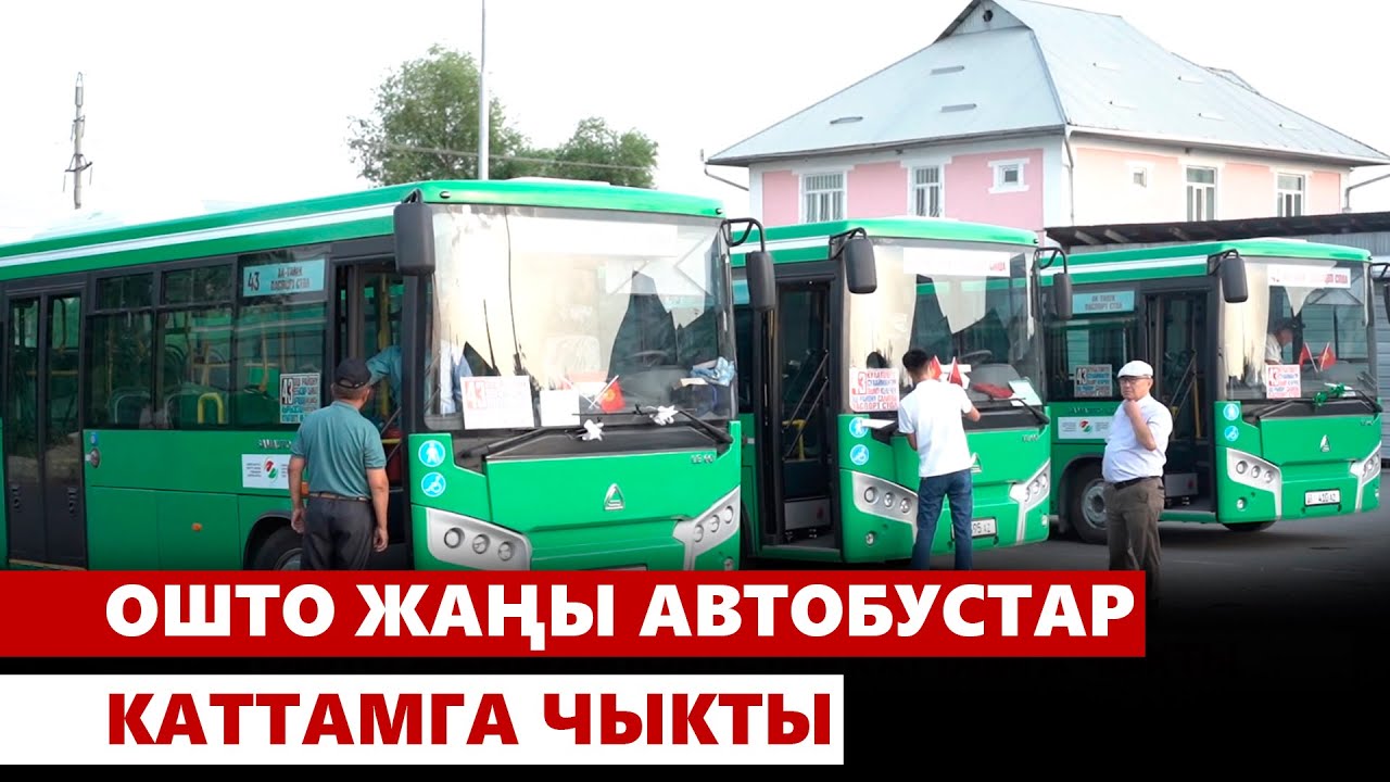 Ошто жаңы автобустар каттамга чыкты