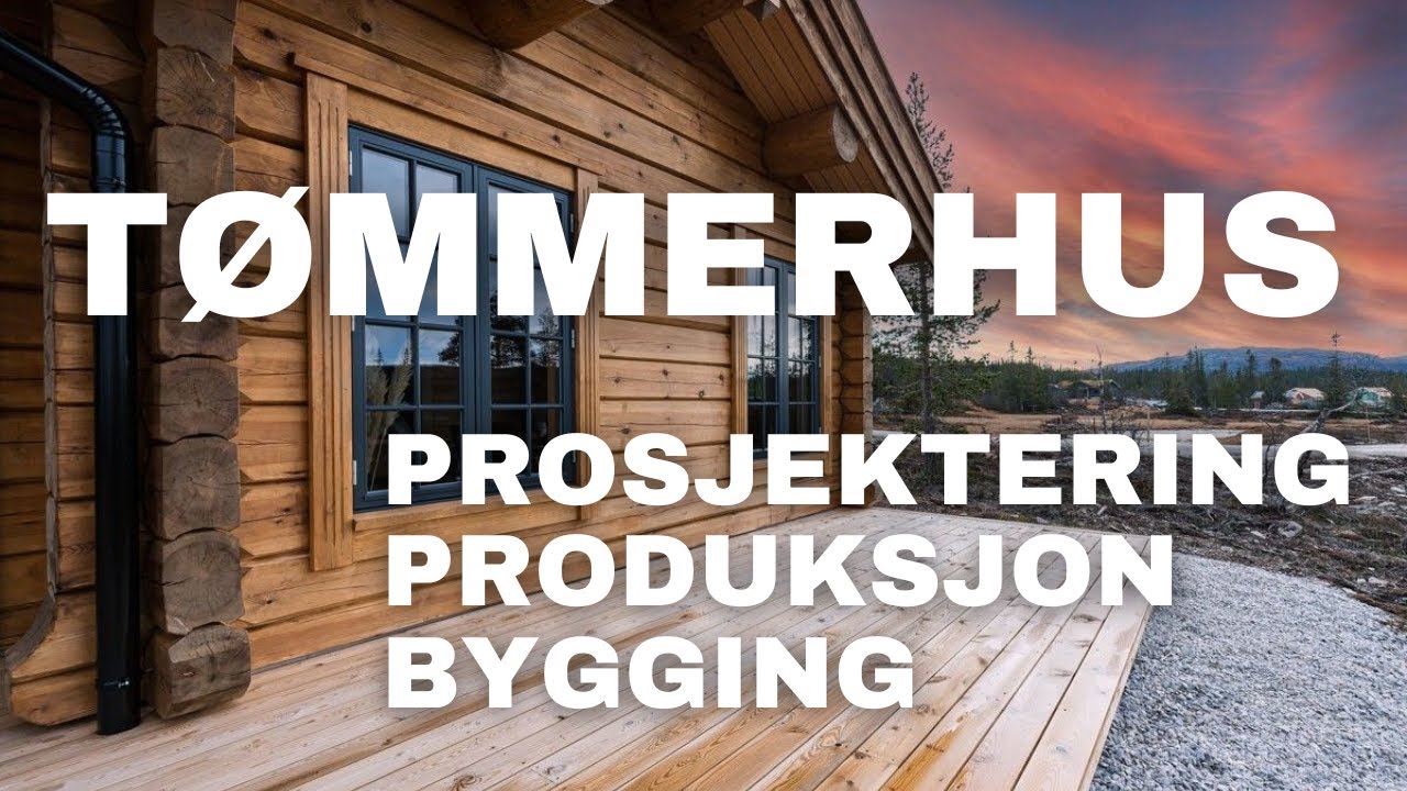 Laft og stavlaft hytte - prosjektering, produksjon, bygging.
