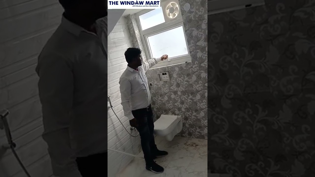 uPVC Windows for Bathroom Ventilation II TOP HUNG WINDOWS II THE WINDOW MART II PROMINANCE UPVC