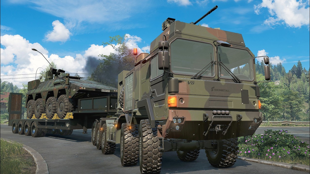 Rheinmetall Man HX 10x10 - Im Einsatz I  Test Gameplay SnowRunner MODS
