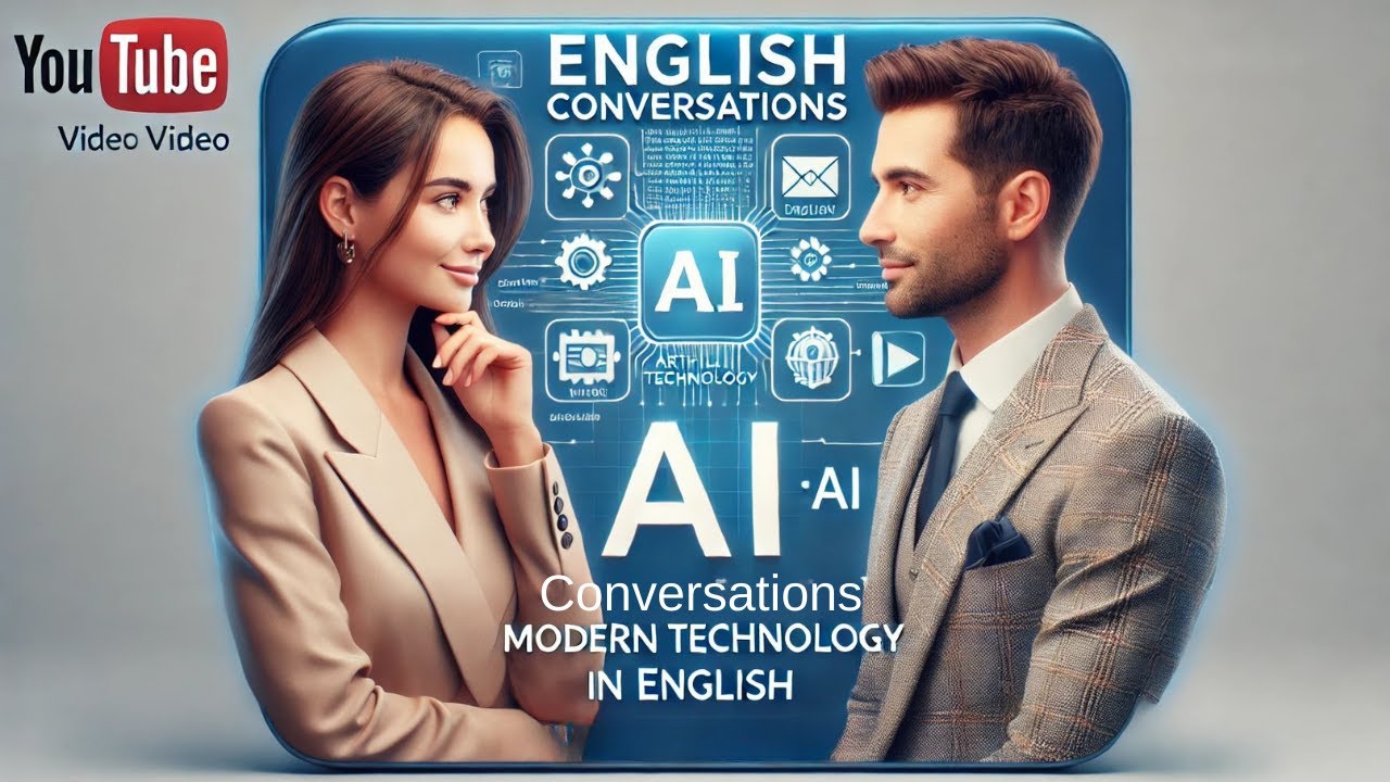 55-▶English speaking practice. Conversations About Modern Technology in English. AI