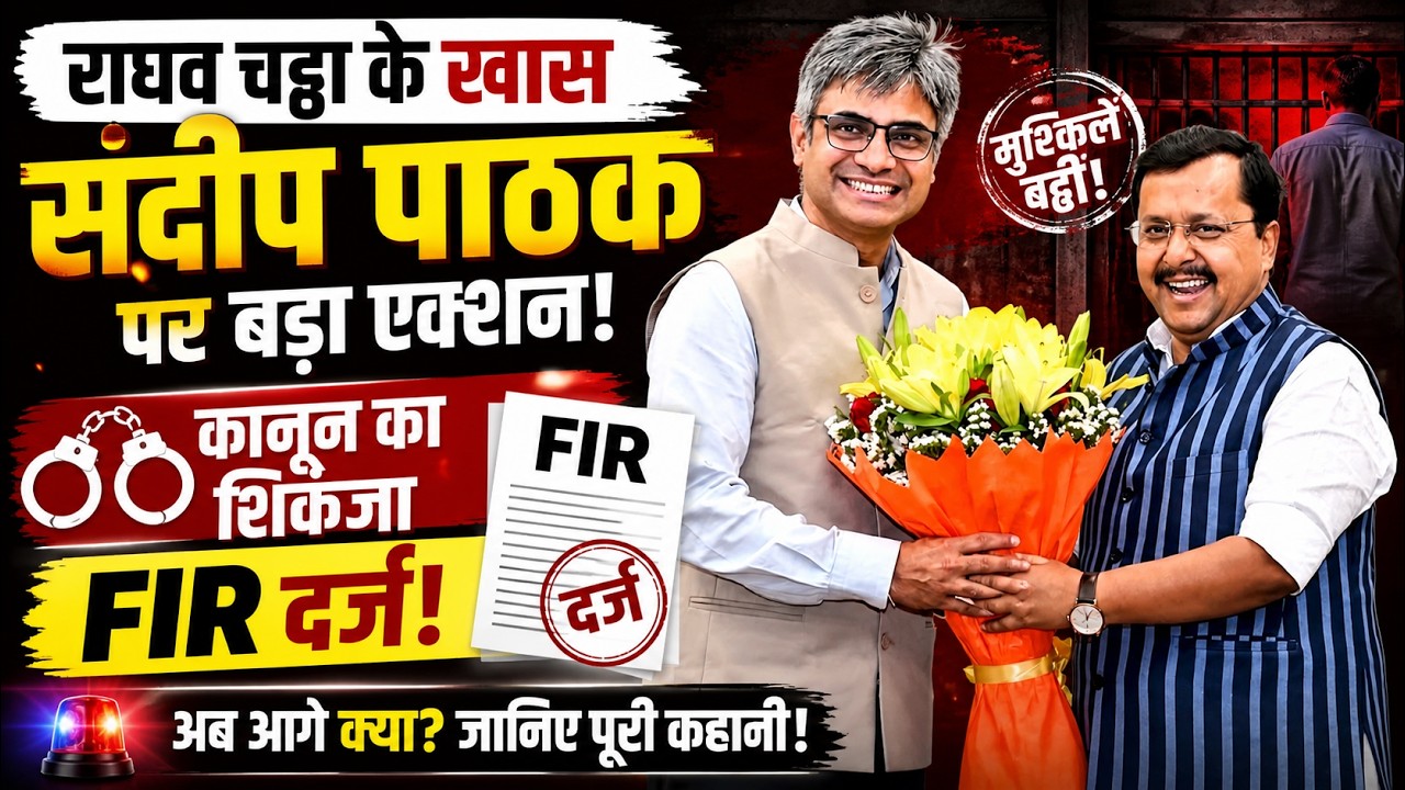 Raghav Chadha के साथ BJP में आए 🚨 Sandeep Pathak पर डबल FIR! Arrest पक्का? 😱 AK News Zone