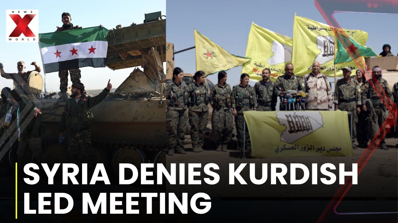 Syria Rejects Talks With Kurdish led Syrian Democratic Forces in Paris | NewsX World