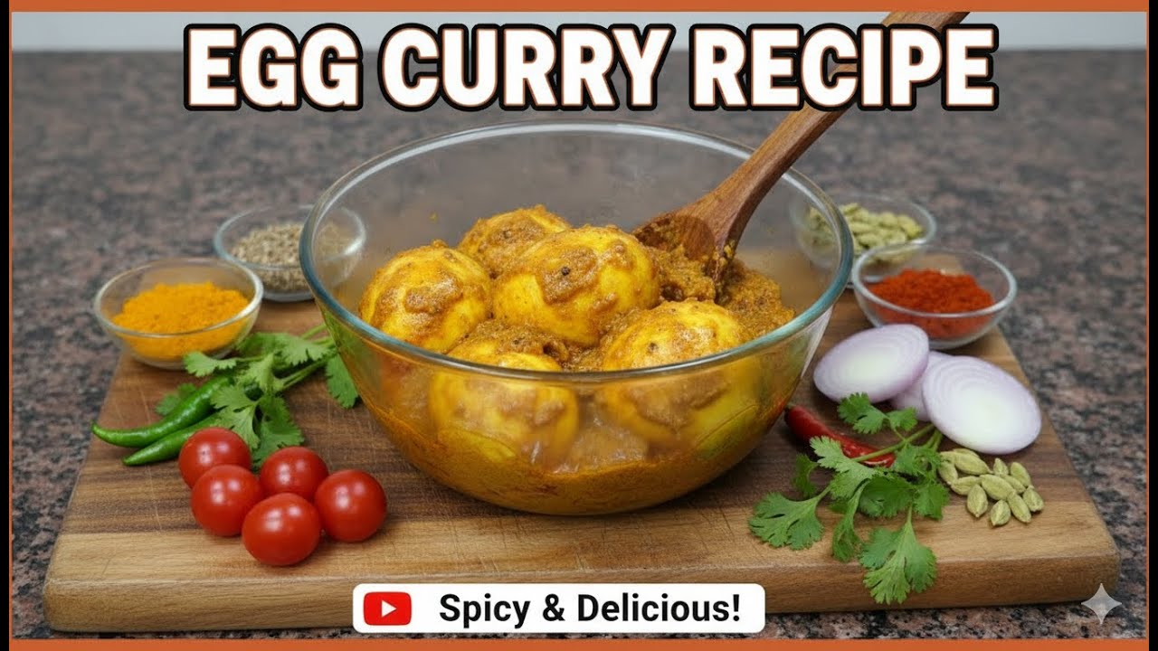 ১০ মিনিটে বানান হোটেল স্টাইল ডিমের কারি | ঘরোয়া মশলায় সেরা স্বাদ (🥚Egg Masala Curry Recipe)