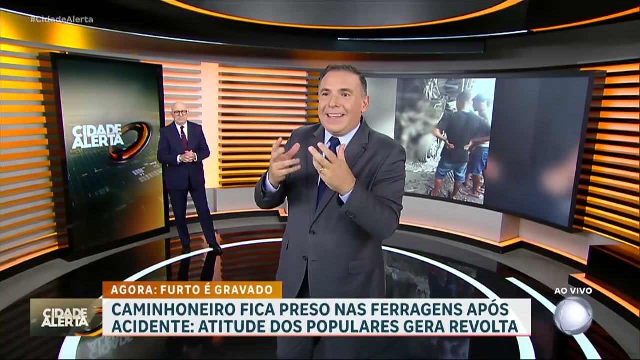 Homens furtam caminhoneiro preso às ferragens em acidente grave em MG