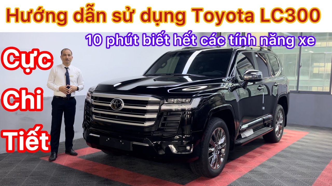 Hướng dẫn sử dụng Toyota Land Cruiser LC300 2024 chi tiết nhất, cài Toyota Safety sence, Đi 2 Cầu