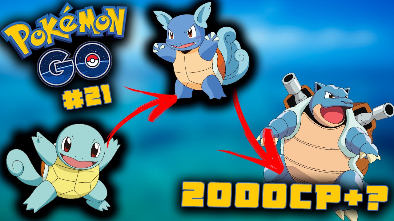 POKEMON GO #21 MACHAMP NA FOZ & SQUIRTLE PARA BLASTOISE OP !