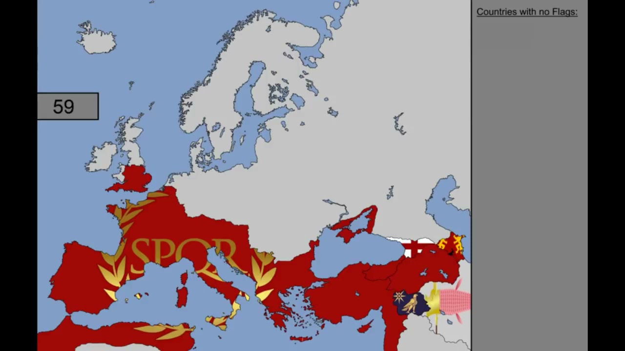 Historia Europy (990 P.N.E-2022 N.E) Flagi