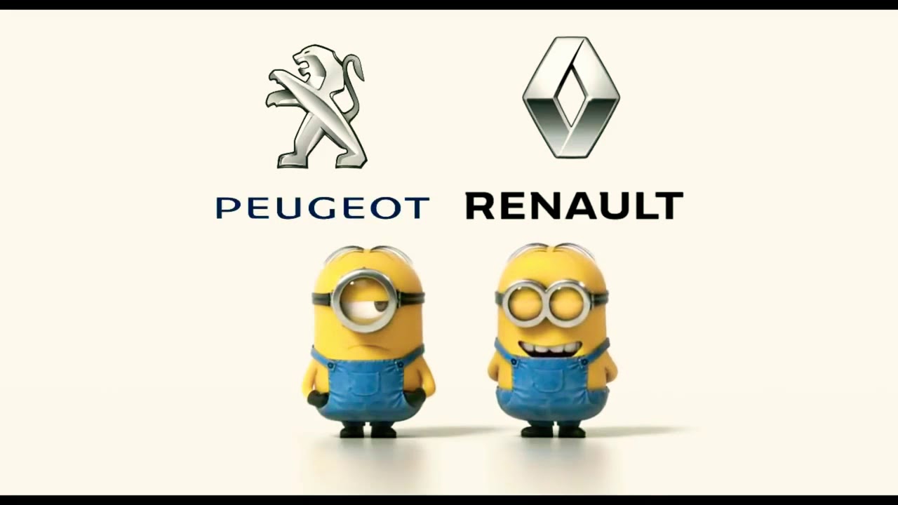 Peugeot vs Renault Minions 😂