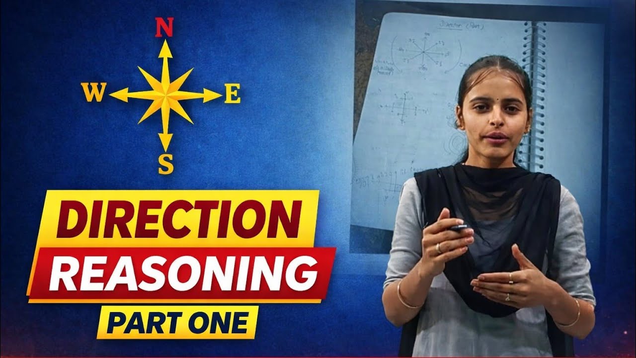 Direction Sense Reasoning Part-1 