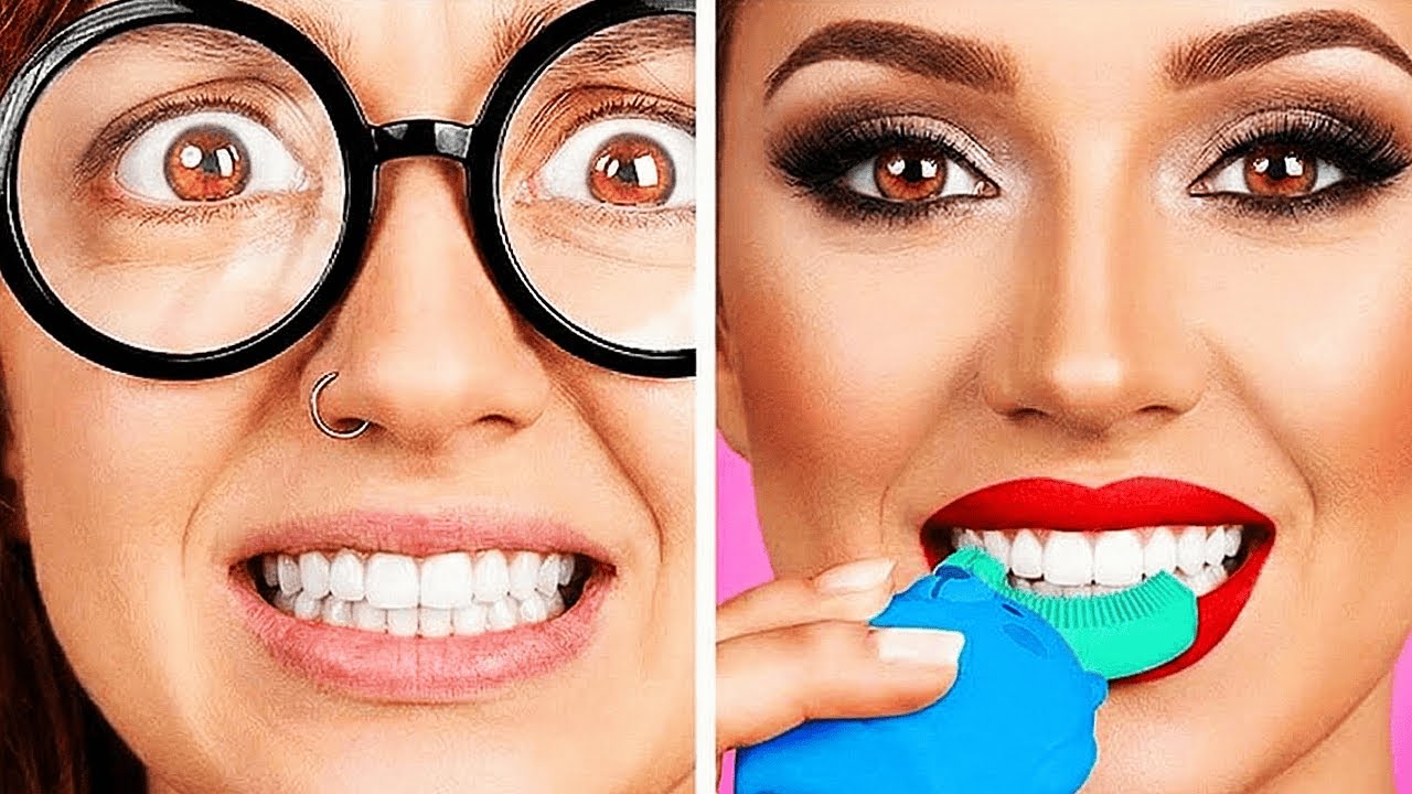 TRANSFORMACI&Oacute;N espectacular 🤓 *C&oacute;mo volverse en una Diva* Transformaci&oacute;n de belleza con dispositivos