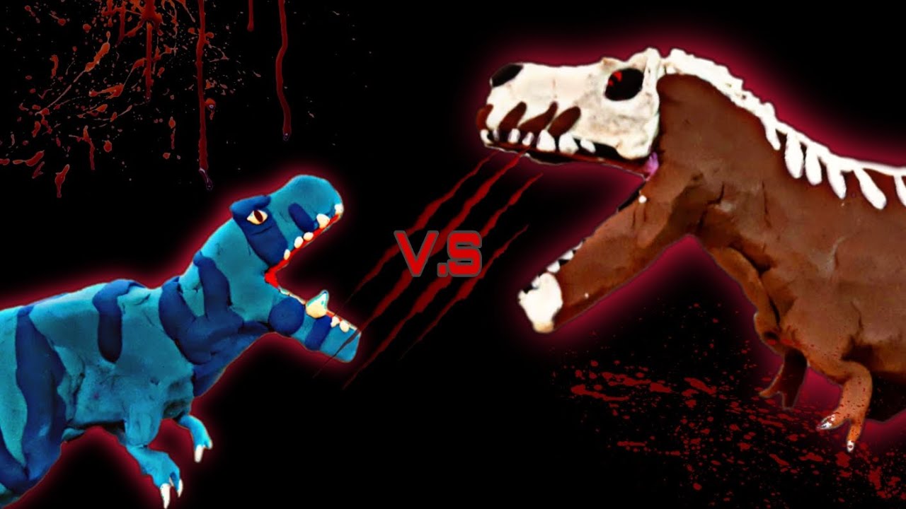 Fang (Primal) v.s Jack Palance (Dinosaur Revolution) | Dinosaur Stop Motion Battle