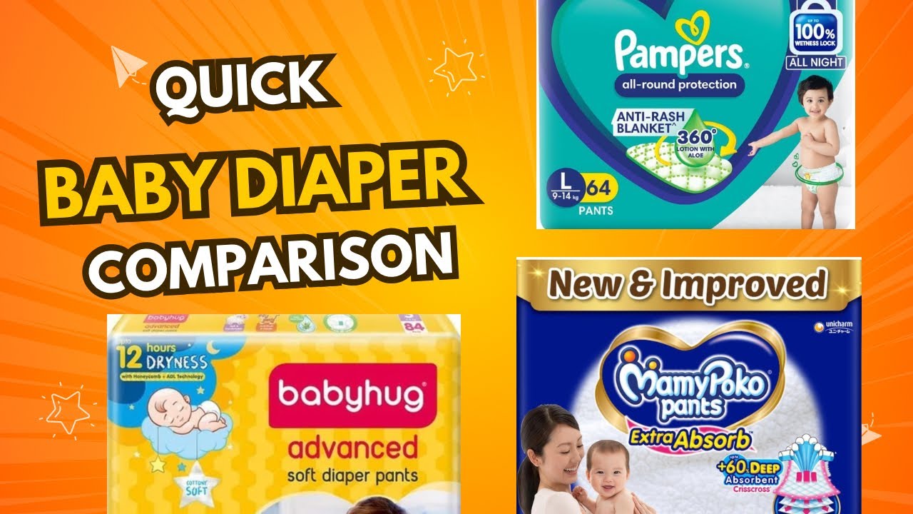 Краткое сравнение детских подгузников: тест воды MamyPoko, Pampers и Babyhug! Раскрыты лучшие бре...