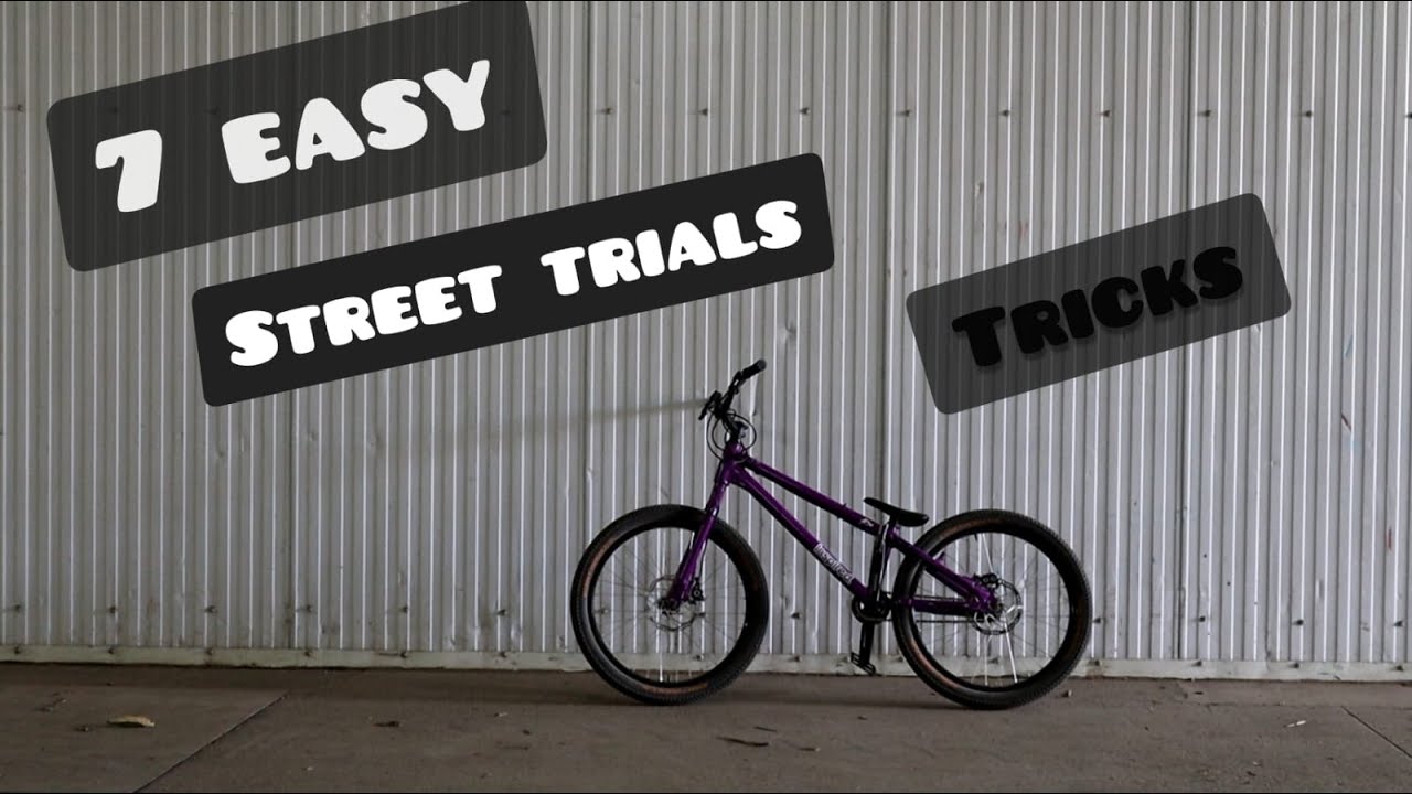 7 easy/beginner flat street trials tricks you can do anywhere