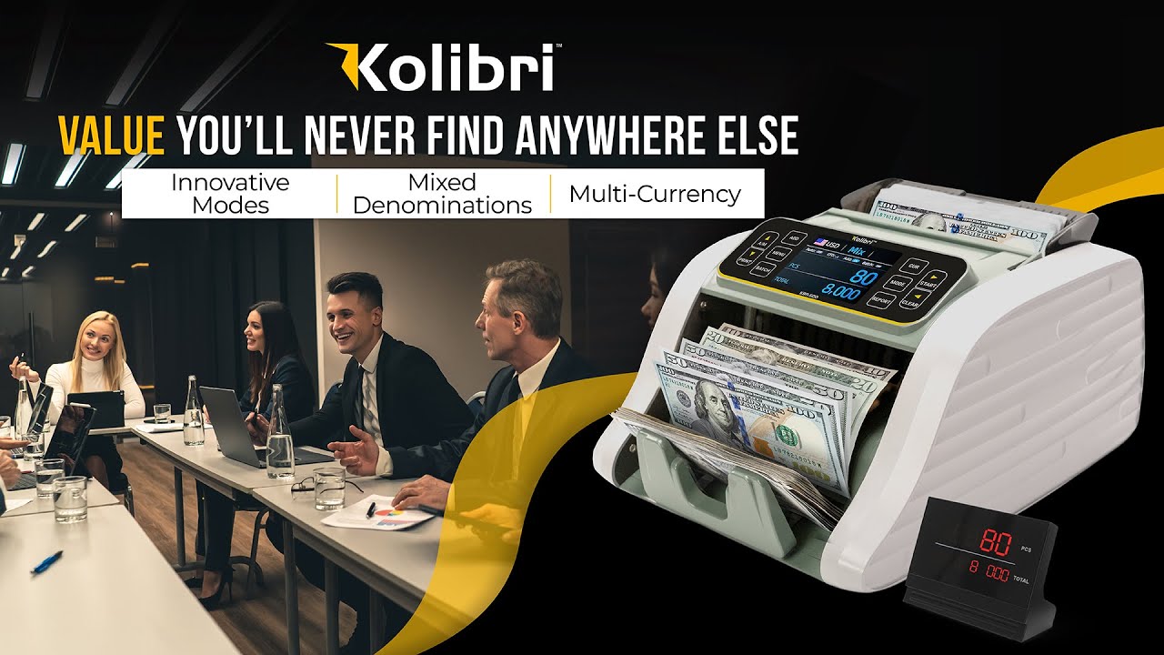 Kolibri KBR-500 – The Best Mixed Bill Counter for Your Business! | Kolibri USA