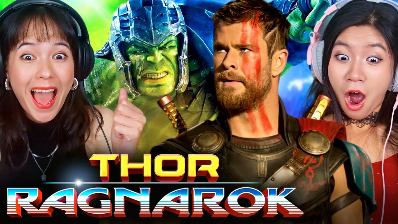 Foreign Girls React | Thor Ragnarok | First Time Watch