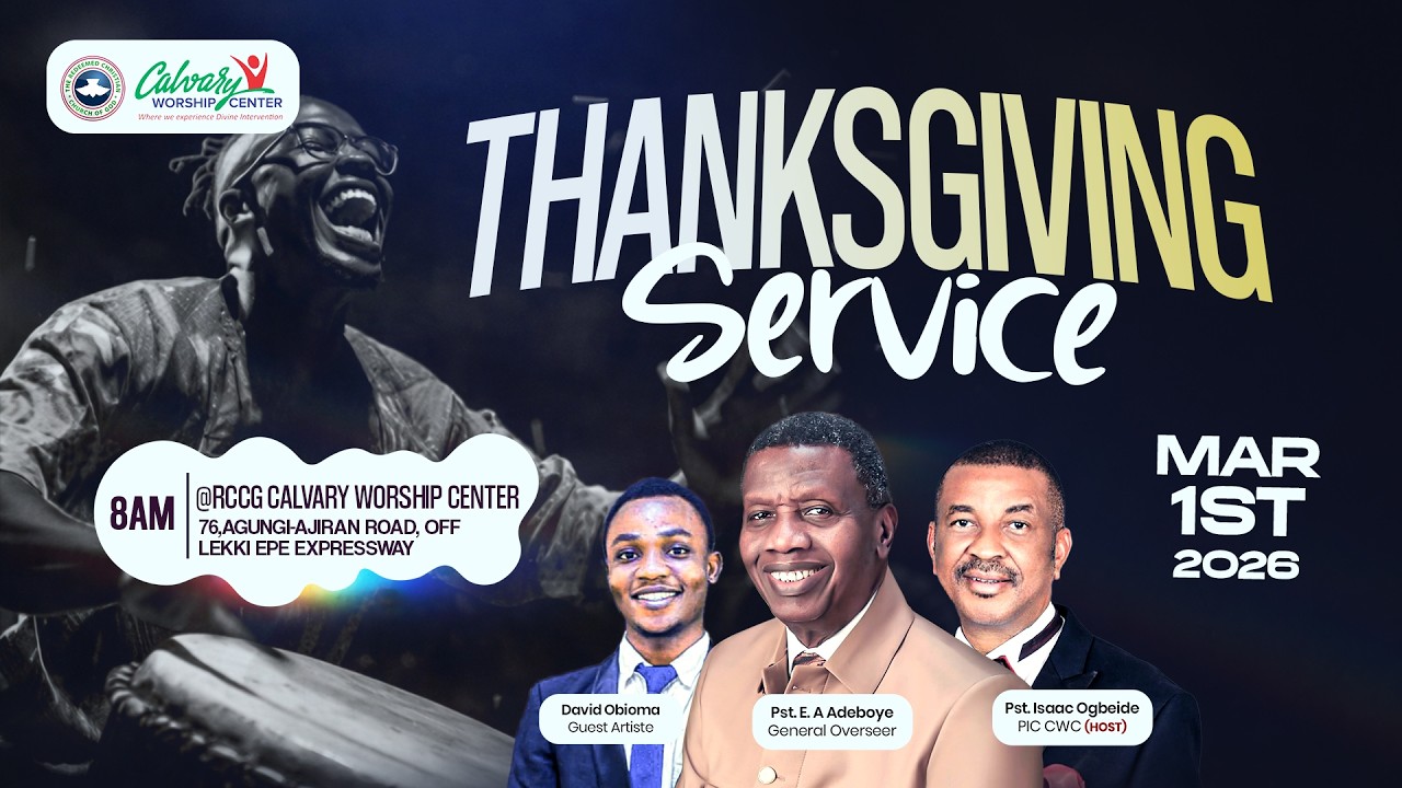 CWC Live Stream | Thanksgiving Service | 1st Mar 2026