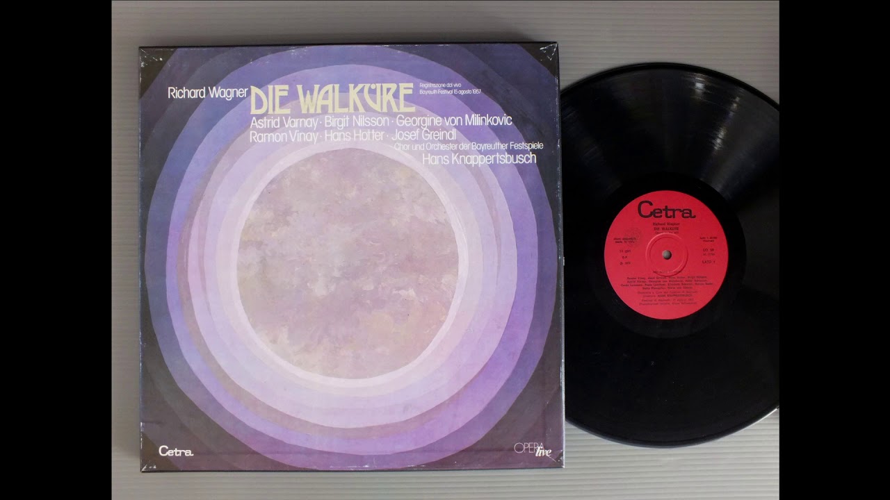 DIE WALKURE - ACT 2 - BAYREUTH 1957 - HANS KNAPPERTSBUSCH - LP SOUND