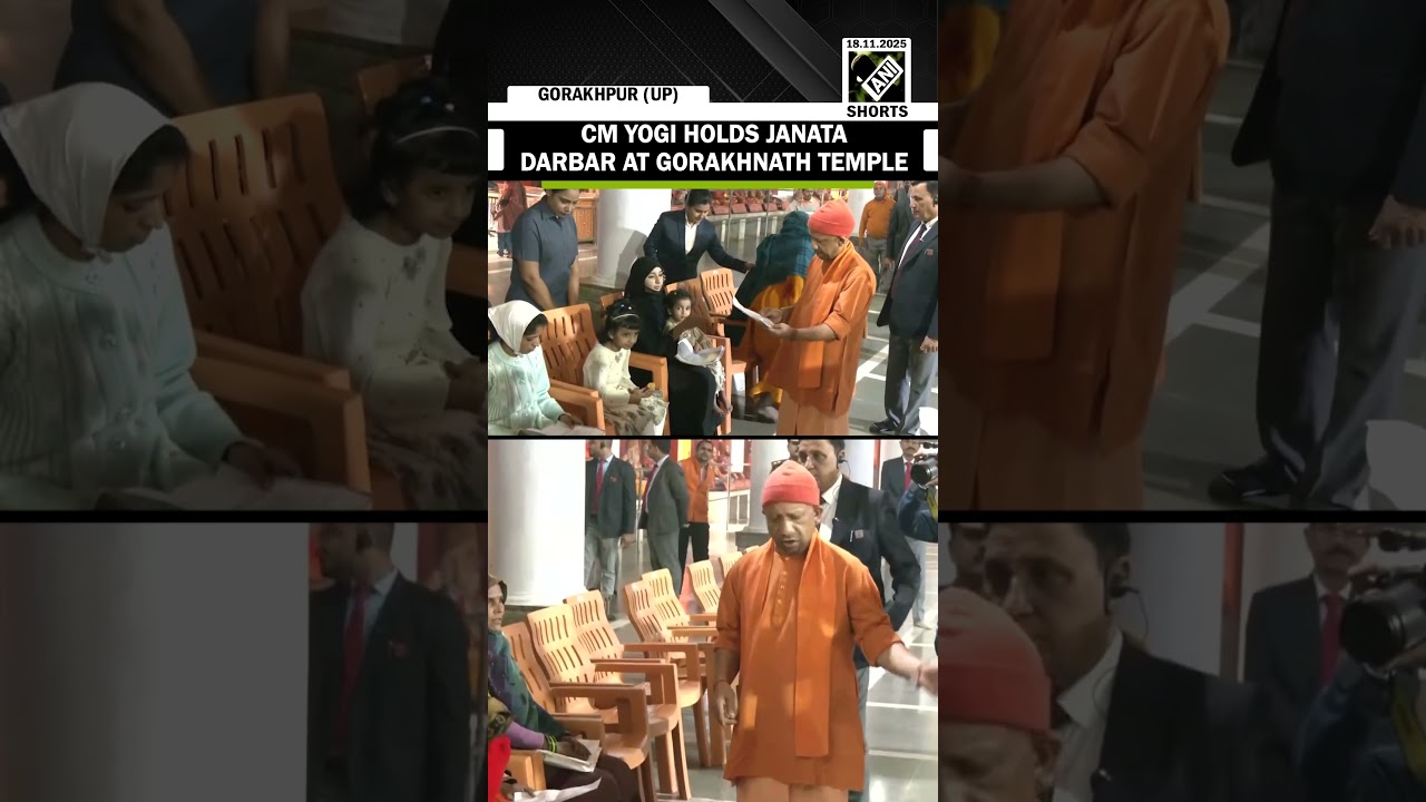 UP CM Yogi holds Janata Darbar at Gorakhnath Temple, directs officials to resolve grievances