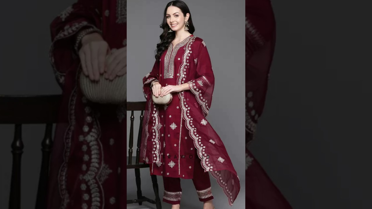 party Wear Suit online/ heavy suit collection/ new suit collection 2024/ new suit design/ 
